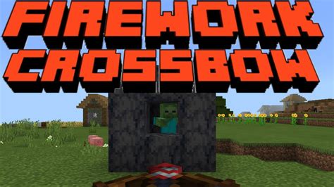 minecraft shoot|minecraft shoot fireworks with crossbow.